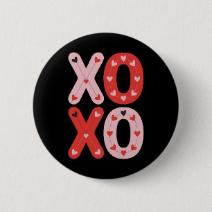 Xoxo Süße Liebe Valentinstag Herz Romantischer Val Button