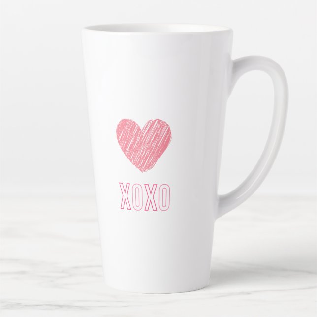 XOXO"-Tasse Milchtasse (Rechts)