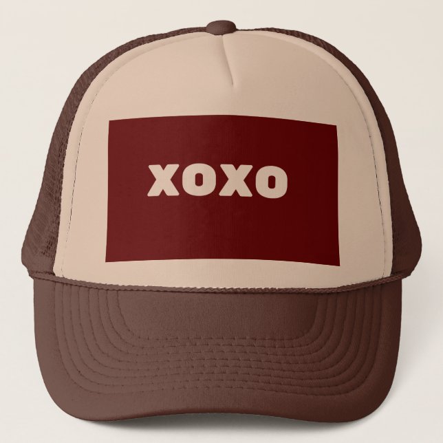 Xoxo Truckerkappe (Vorderseite)