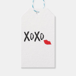 XoXo-Umarmung-Kuss-mit-Rot-Lippen Geschenkanhänger