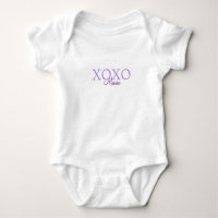 Xoxo valentin Tag hinzufügen Name lila Pastel mini