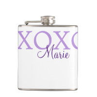 Xoxo valentin Tag hinzufügen Name lila Pastel mini