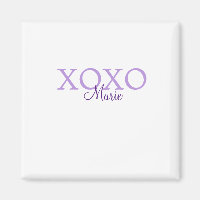 Xoxo valentin Tag hinzufügen Name lila Pastel mini