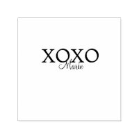 Xoxo valentin Tag hinzufügen Name lila Pastel mini