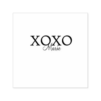 Xoxo valentin Tag hinzufügen Name lila Pastel mini Permastempel