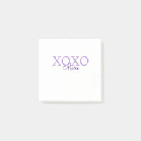 Xoxo valentin Tag hinzufügen Name lila Pastel mini