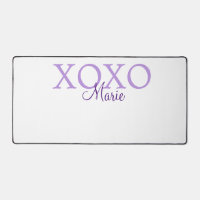 Xoxo valentin Tag hinzufügen Name lila Pastel mini