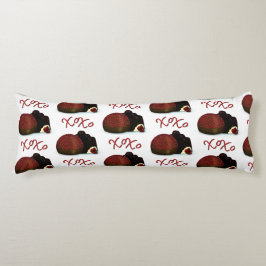 XOXO Valentine Bonbon and Dark Chocolate Seitenschläferkissen
