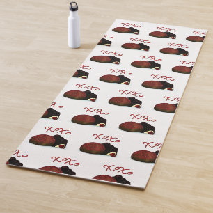 XOXO Valentine Bonbon and Dark Chocolate Yogamatte