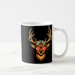 Xoxo valentine buck camo hirsch retro jagd jungen kaffeetasse