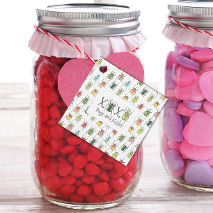 XOXO Valentine Bugs und Kisses Lovebug Beetles Geschenkanhänger