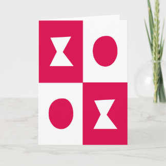 XOXO Valentinkarte Feiertagskarte