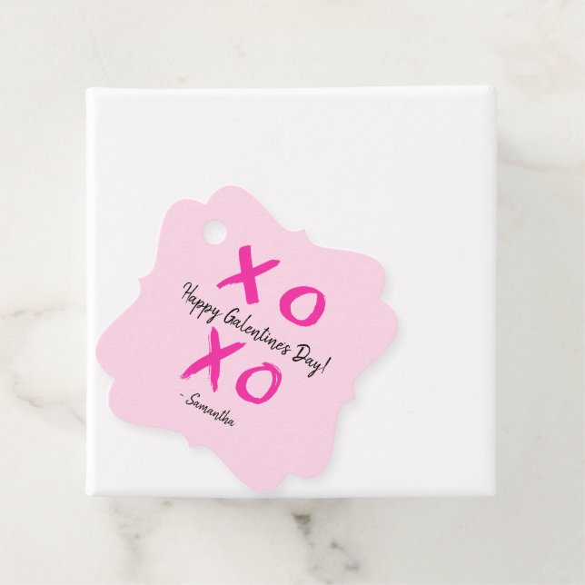 Xoxo valentin's Happy Galentine's Day Custom Geschenkanhänger (Beispiel)