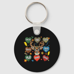XOXO Valentinstag Bock Camo Hirsch Retro Jagd Jung Schlüsselanhänger