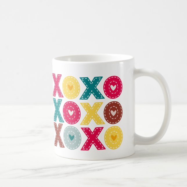 XOXO Valentinstag Kaffeetasse (Rechts)