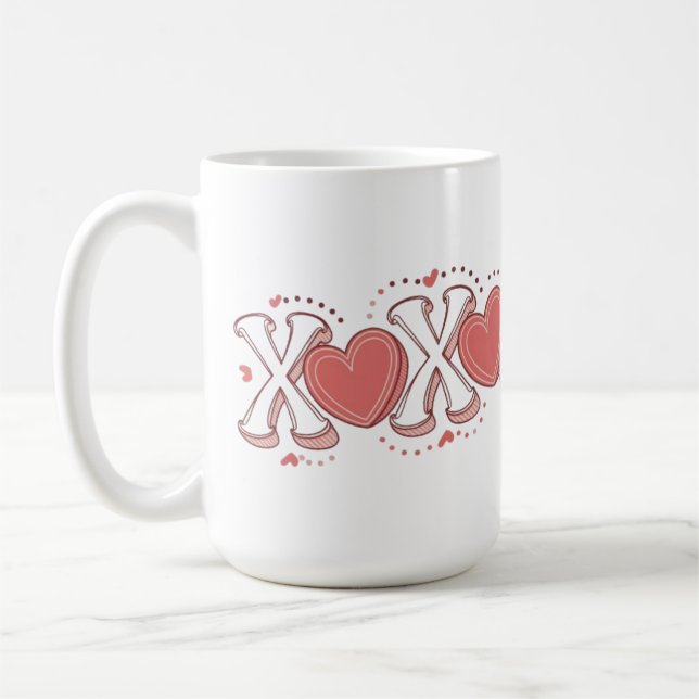 XOXO Valentinstag Tasse (Links)