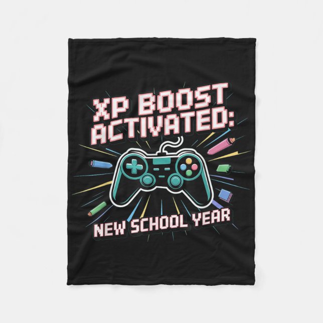 Xp Boost, New School Year, Back To School, Gen Z A Fleecedecke (Vorderseite)