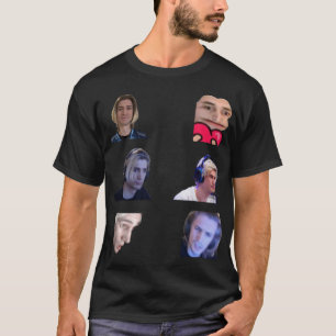 xQC Emotes Pack T-Shirt