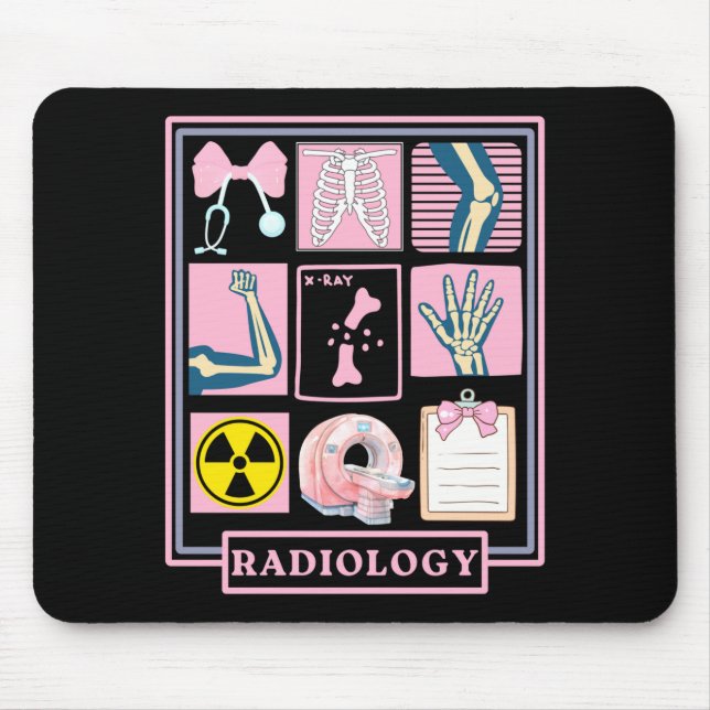 Xray Rad Tech Radiology Healthcare Appreciation Te Mousepad (Vorne)