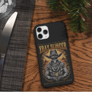 XRay Slinger Skeleton Cowboy Case-Mate iPhone 14 Pro Max Hülle