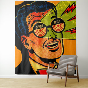 Xray Spex Wandteppich