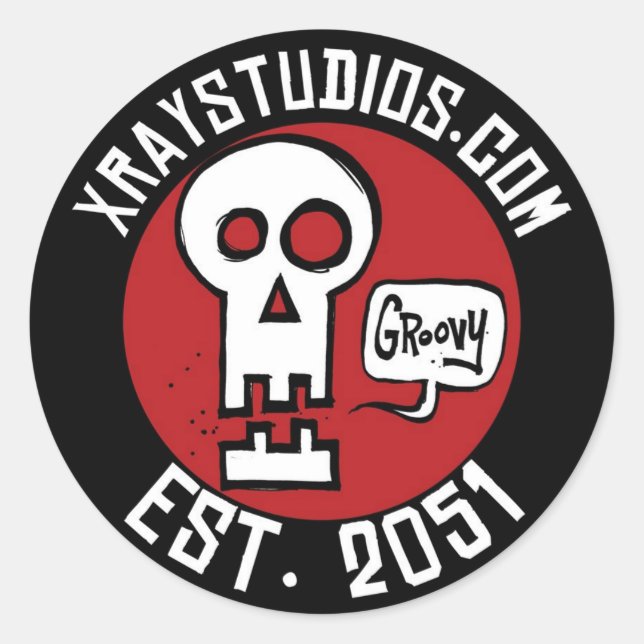 Xray Studios Est 2051 Sticker (Vorderseite)