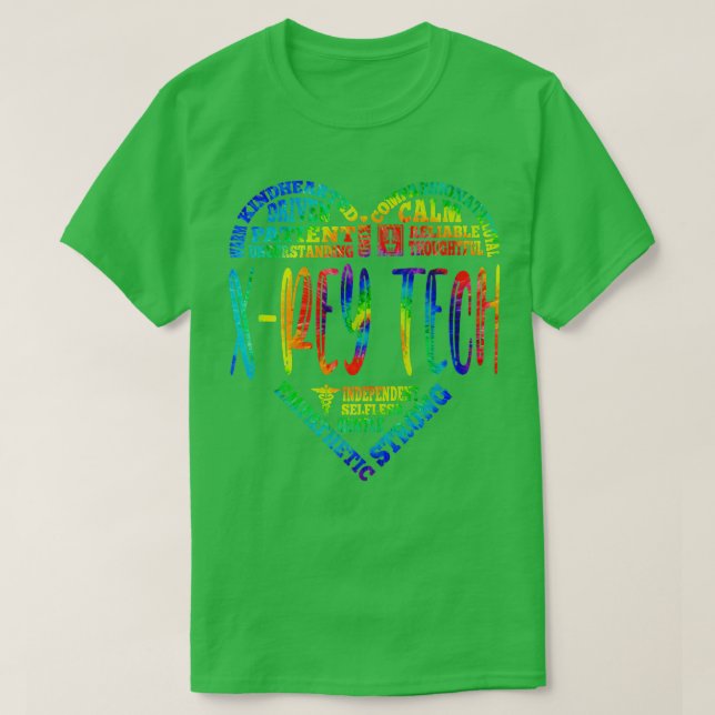 XRey Tech Gefärbte Krawatte NurseS Week Nurse Day T-Shirt (Design vorne)
