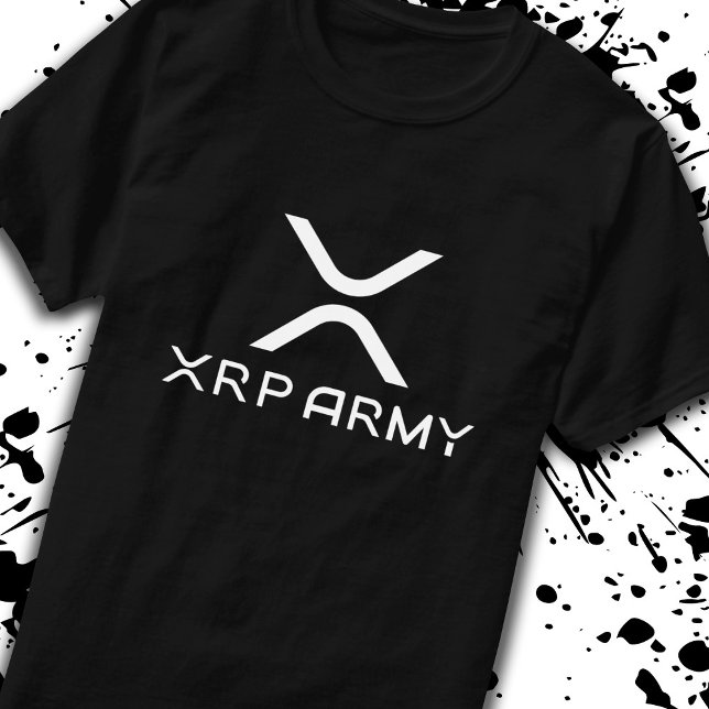 XRP Army Quote Hodl Crypto Cryptowährungs-Meme T-Shirt (Von Creator hochgeladen)