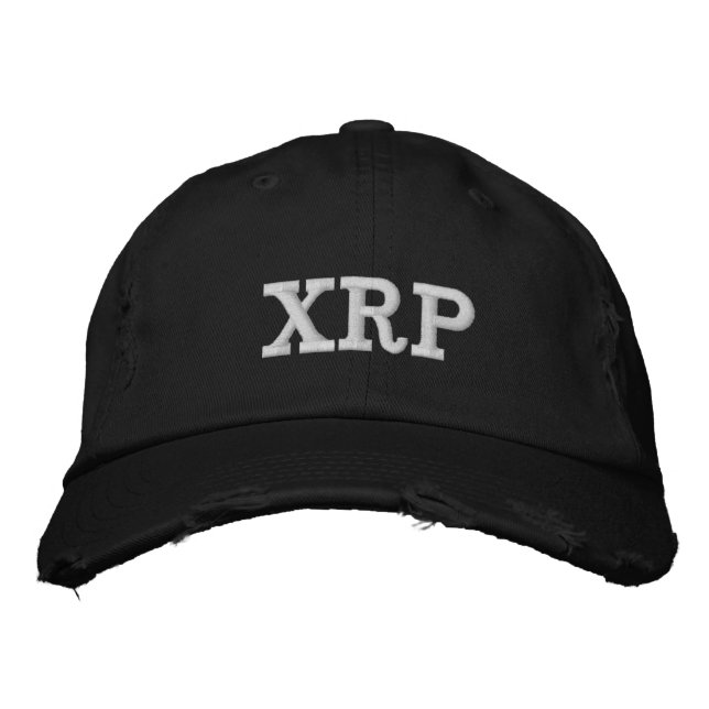 XRP BESTICKTE BASEBALLKAPPE (Vorderseite)