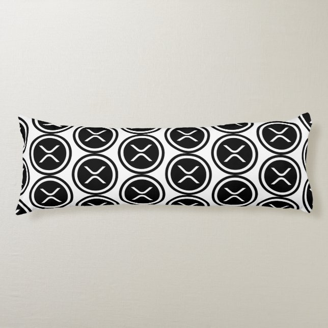 XRP-Coin-Logo-Kissen Seitenschläferkissen (Vorderseite)