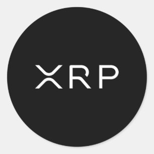 Xrp Coin Ripple Kryptowährung Geldwäscheschuh bis Runder Aufkleber
