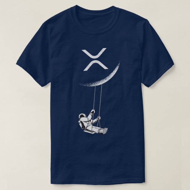 XRP Crypto Gift Cryptowährung Blockchain Kommunizi T-Shirt (Design vorne)