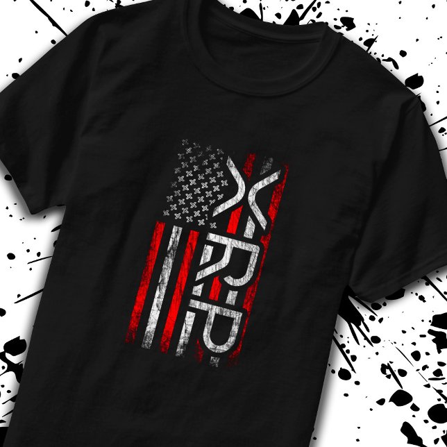 XRP Crypto Kryptowährung American Flag Meme T-Shirt (Von Creator hochgeladen)