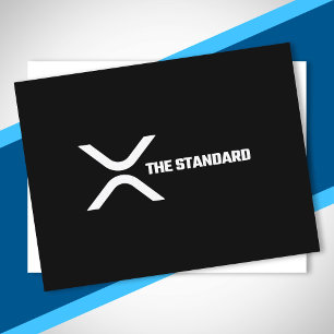 XRP Crypto Meme Kryptowährung der Standard-Angebot Postkarte