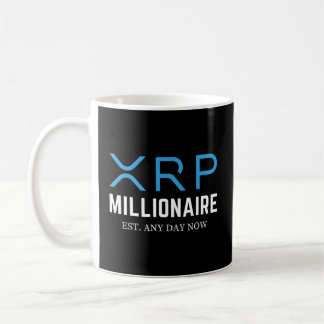 Xrp Cryptowährung Millionär Kaffeetasse