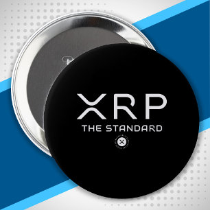 XRP Der Standard-Zitat Crypto Meme Cryptowährung Button