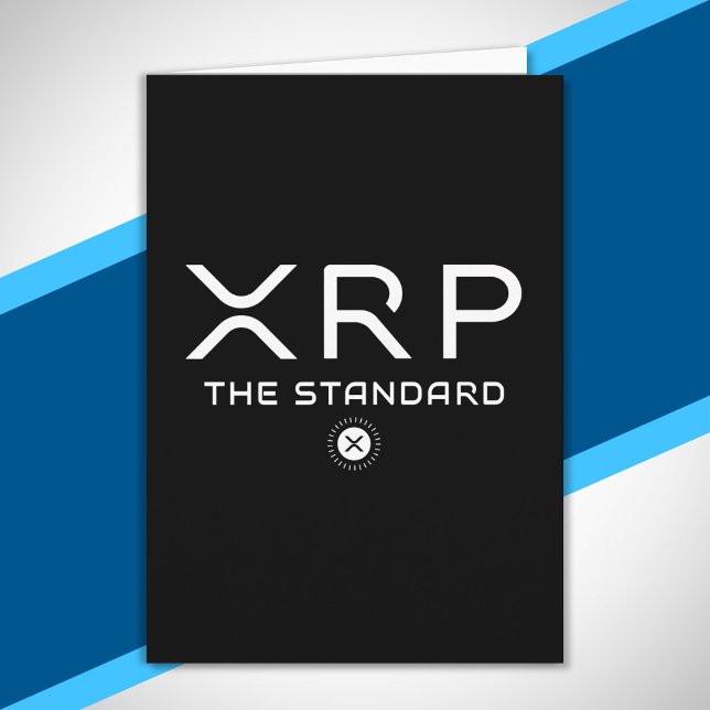 XRP Der Standard-Zitat Crypto Meme Cryptowährung Karte (Von Creator hochgeladen)