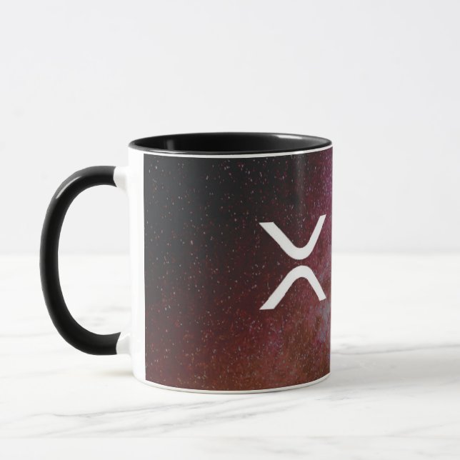 xrp, Kräuselung hat Kaffee-Tasse/Schale in der Tasse (Links)