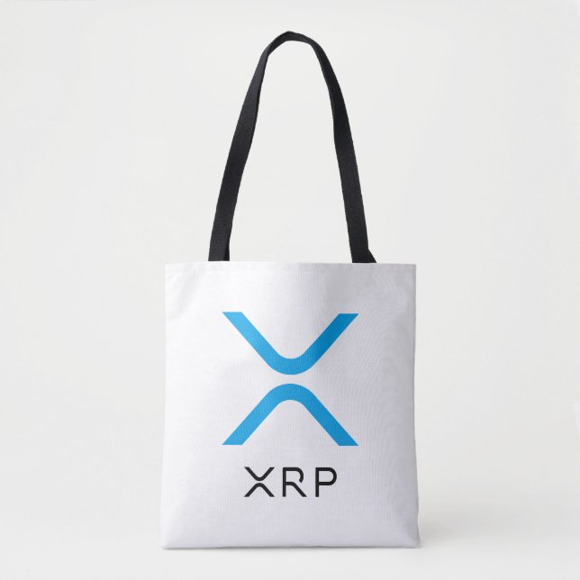 XRP Kräuselungs-blaue u. schwarze Taschen-Tasche (Vorderseite)