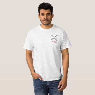 XRP Kräuselungs-graues u. rotes Wert-Shirt des T-Shirt
