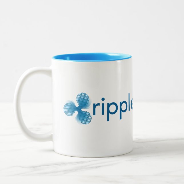 XRP Kräuselungs-Kaffee-Tasse Zweifarbige Tasse (Links)