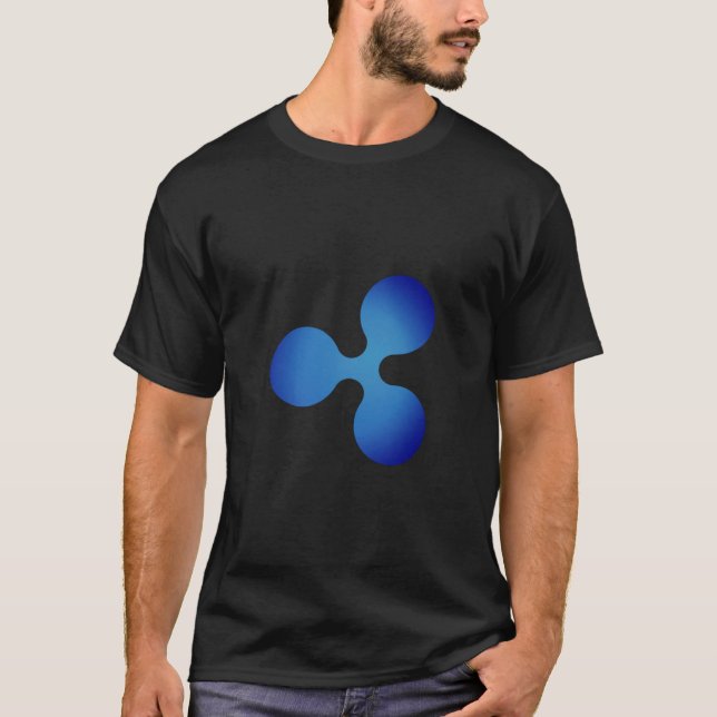 XRP, Kräuselungslogo, Männer T-Shirt (Vorderseite)