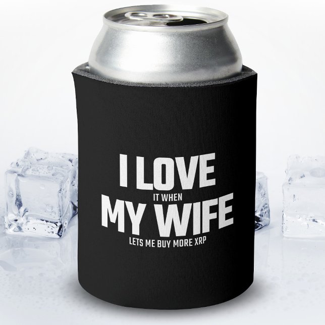 XRP-Krypto kaufen - Ehefrau Lasse mir, mehr XRP zu Dosenkühler (Von Creator hochgeladen)