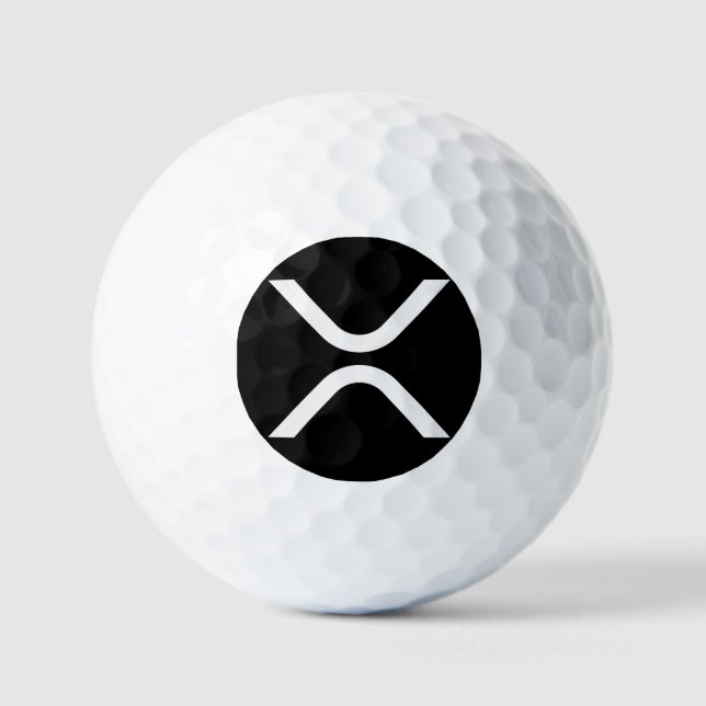XRP-Kryptowährung Golfball (Vorderseite)