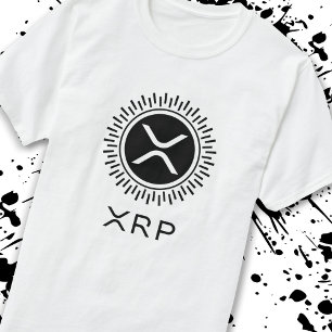 XRP Kryptowährung Krypto Decorative Circle Logo T-Shirt