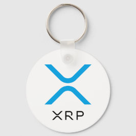 XRP Ripple Blue & Black Logo | Grundlegender Schlü Schlüsselanhänger