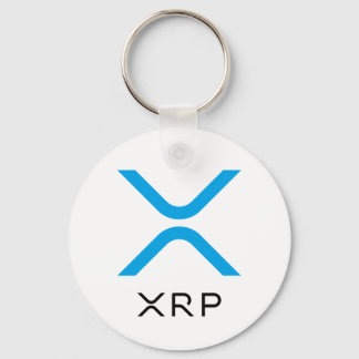 XRP Ripple Blue & Black Logo | Grundlegender Schlü Schlüsselanhänger