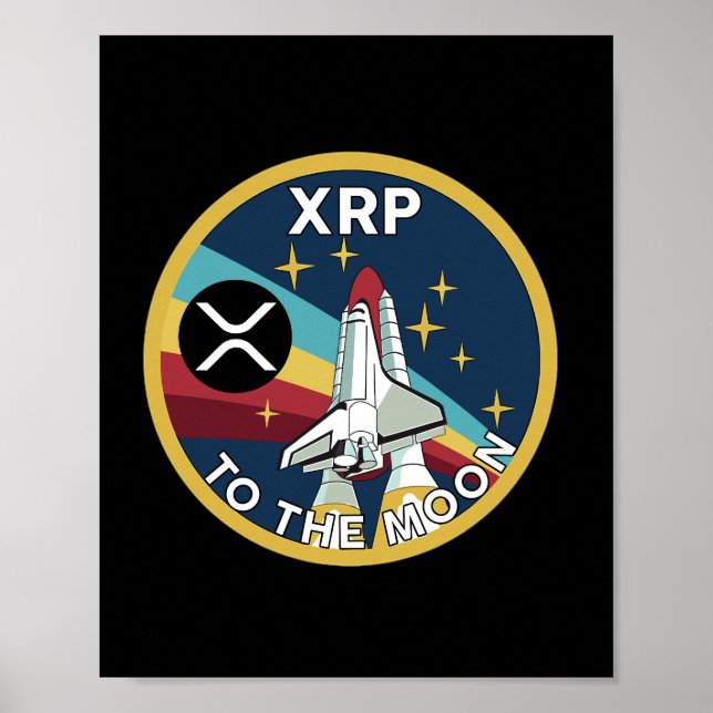 XRP-TO-MOON POSTER (Vorne)