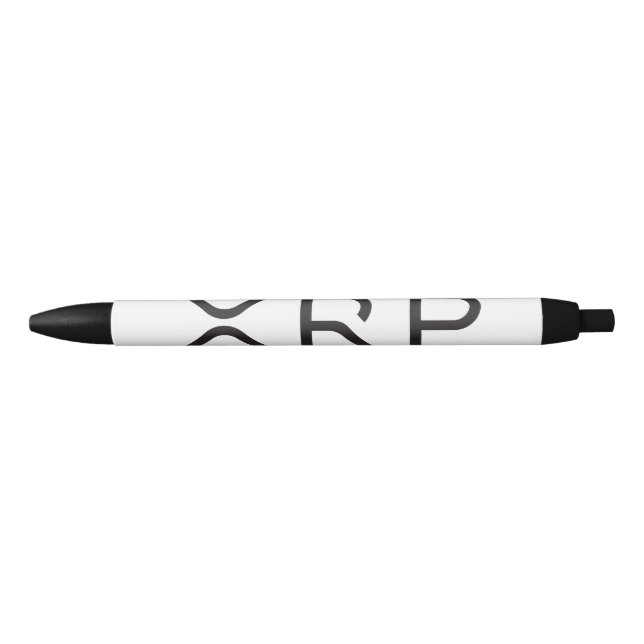XRP Volllogobild Schwarzer Farbstift Kugelschreiber (Vorderseite)