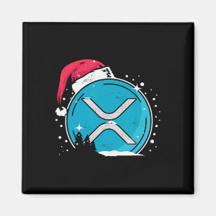 Xrp Weihnachtsmütze Moonshot Ripple Krypto Merch z Magnet